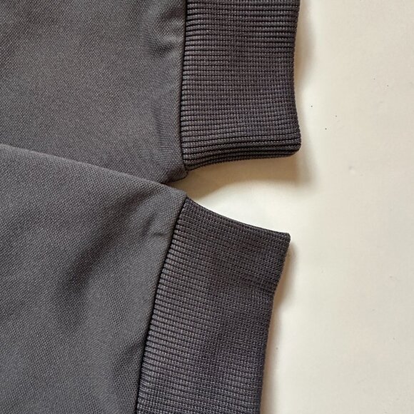 FJ FootJoy Dryjoys Golf Jacket NBC Logo 1/2 Zip Men's M Gray & Lt. Blue Jacket - Picture 8 of 9